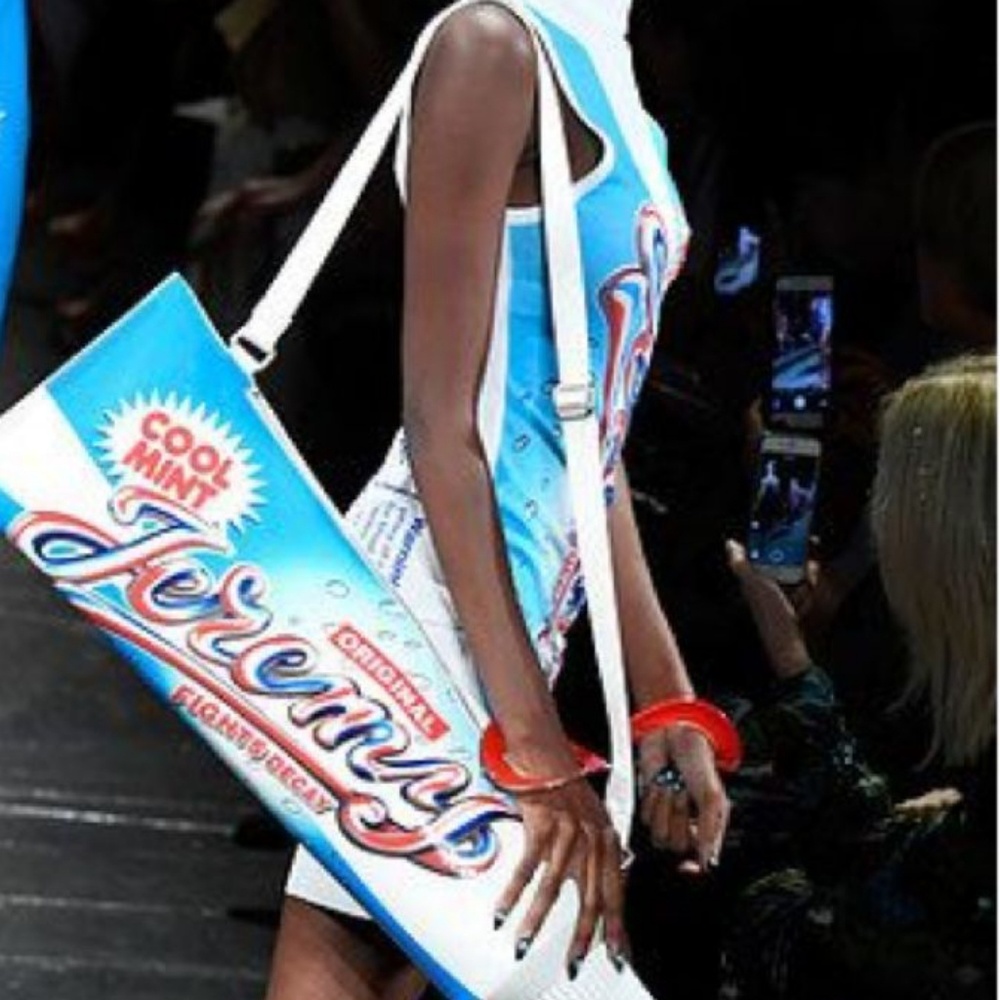 NWT Jeremy Scott Toothpaste Dress - Picture 3 of 8